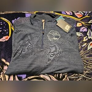 Snoopy Navy Fleece Qtr Zip XXL